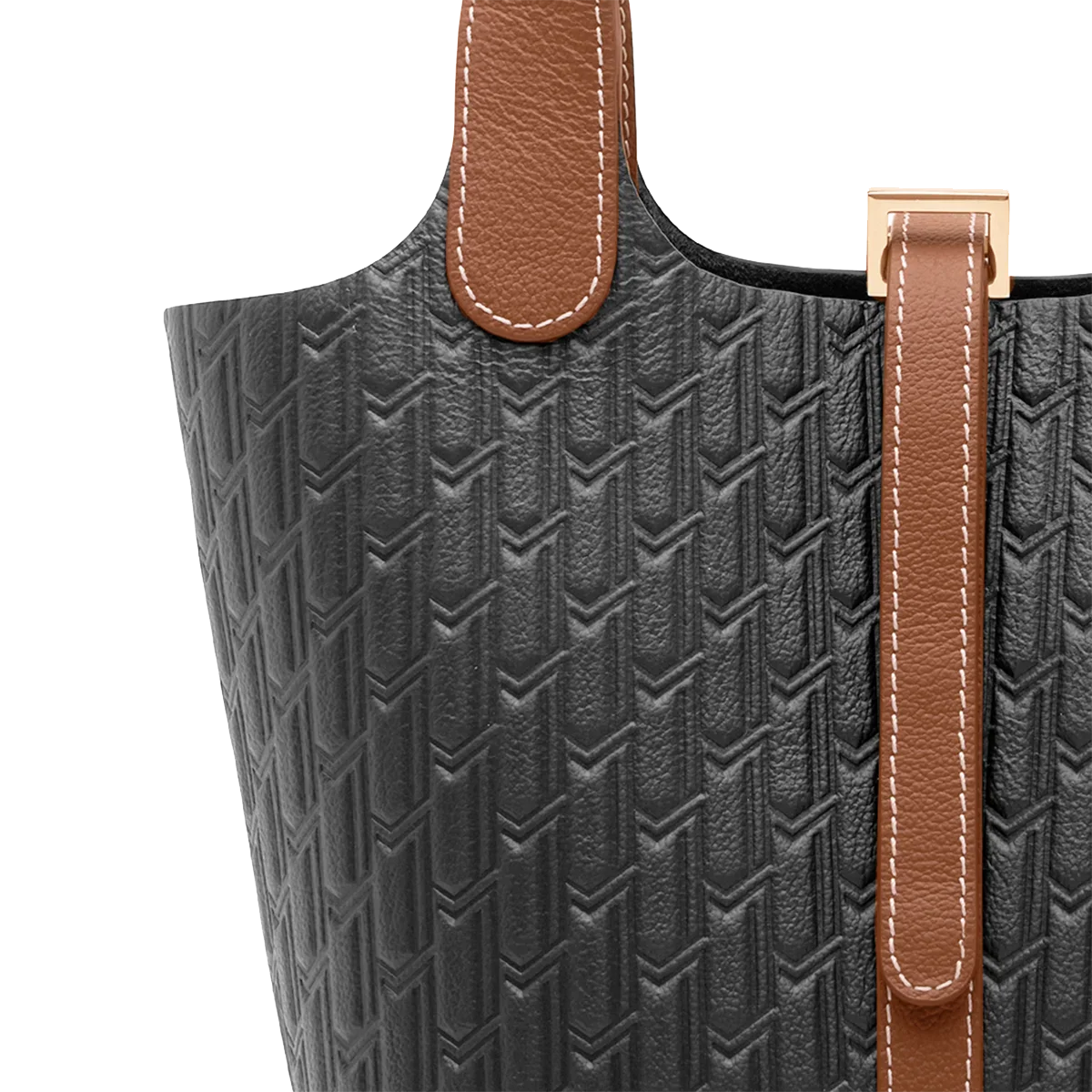 Alyazia Handbag / Black & Tan