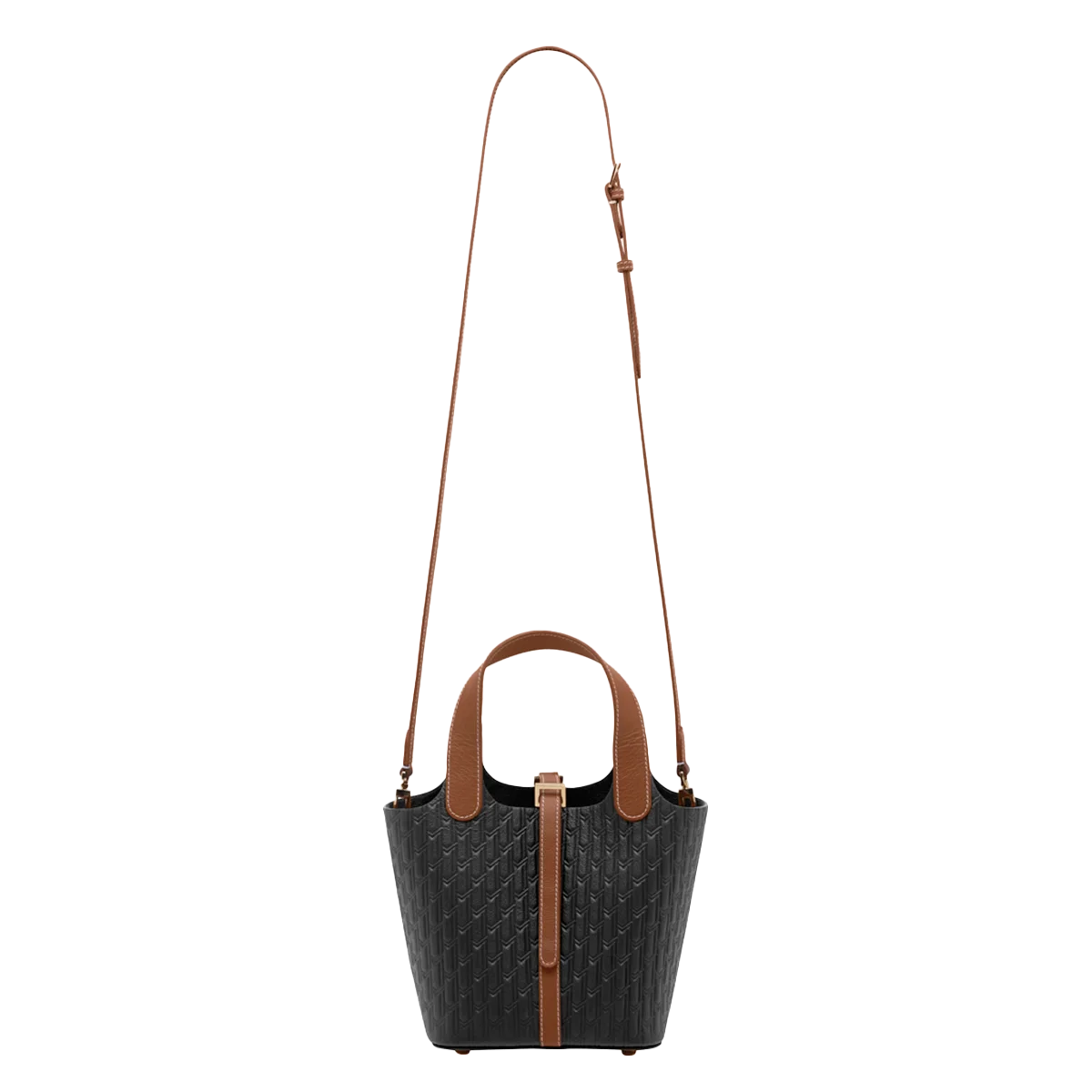 Alyazia Handbag / Black & Tan