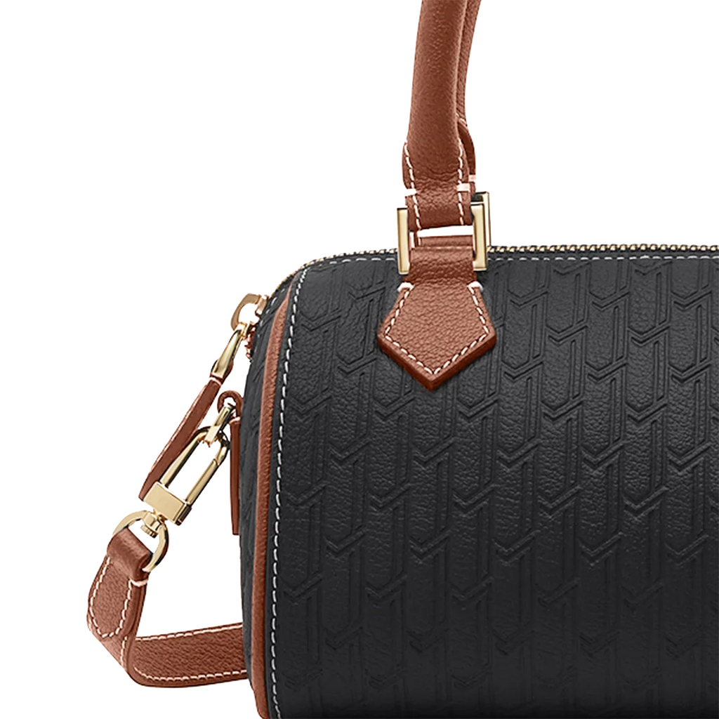 Reem Handbag / Black & Tan