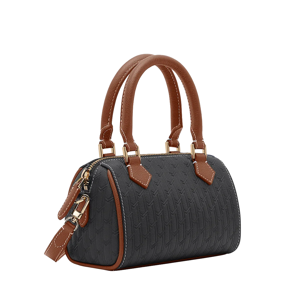 Reem Handbag / Black & Tan
