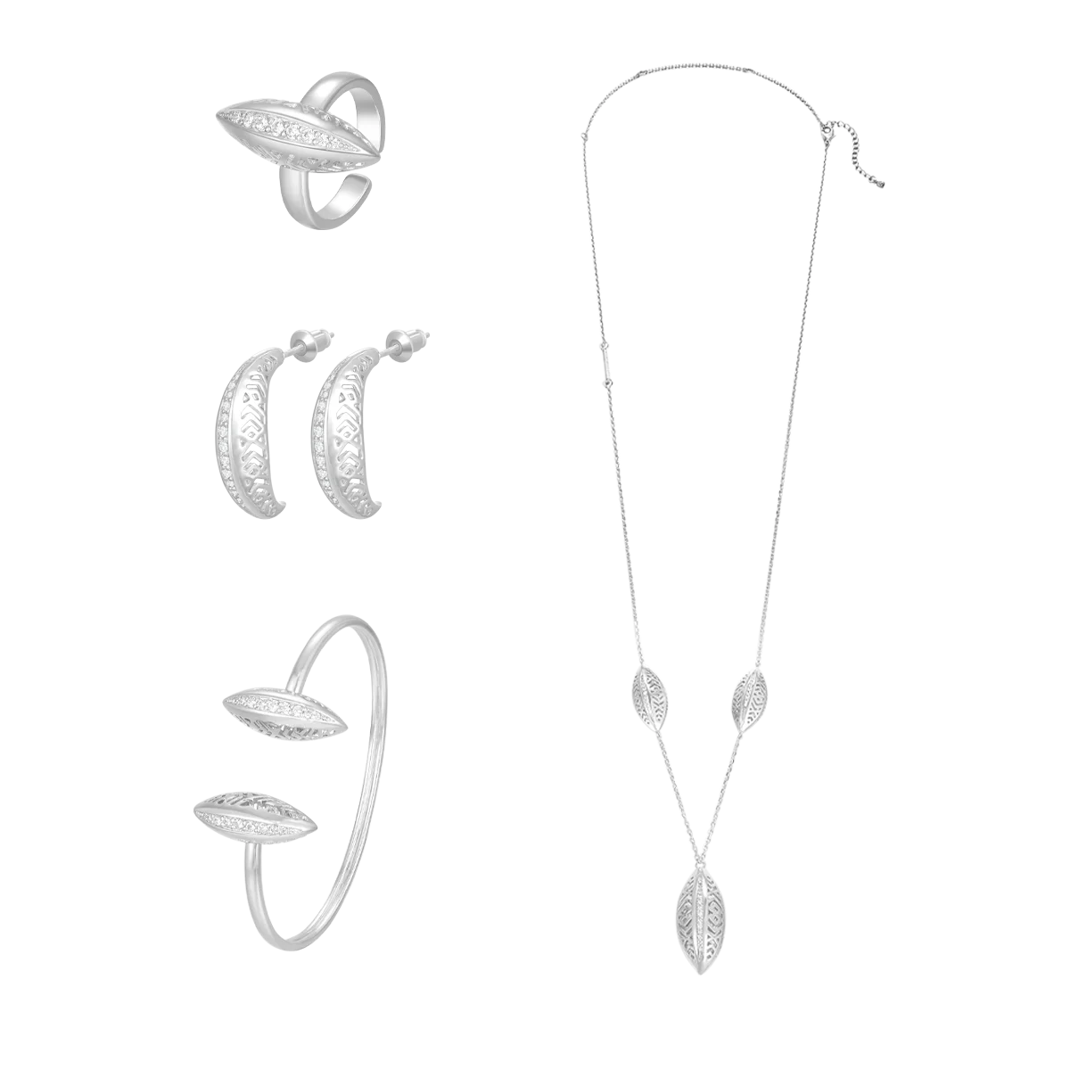 Leaf / Set Silver