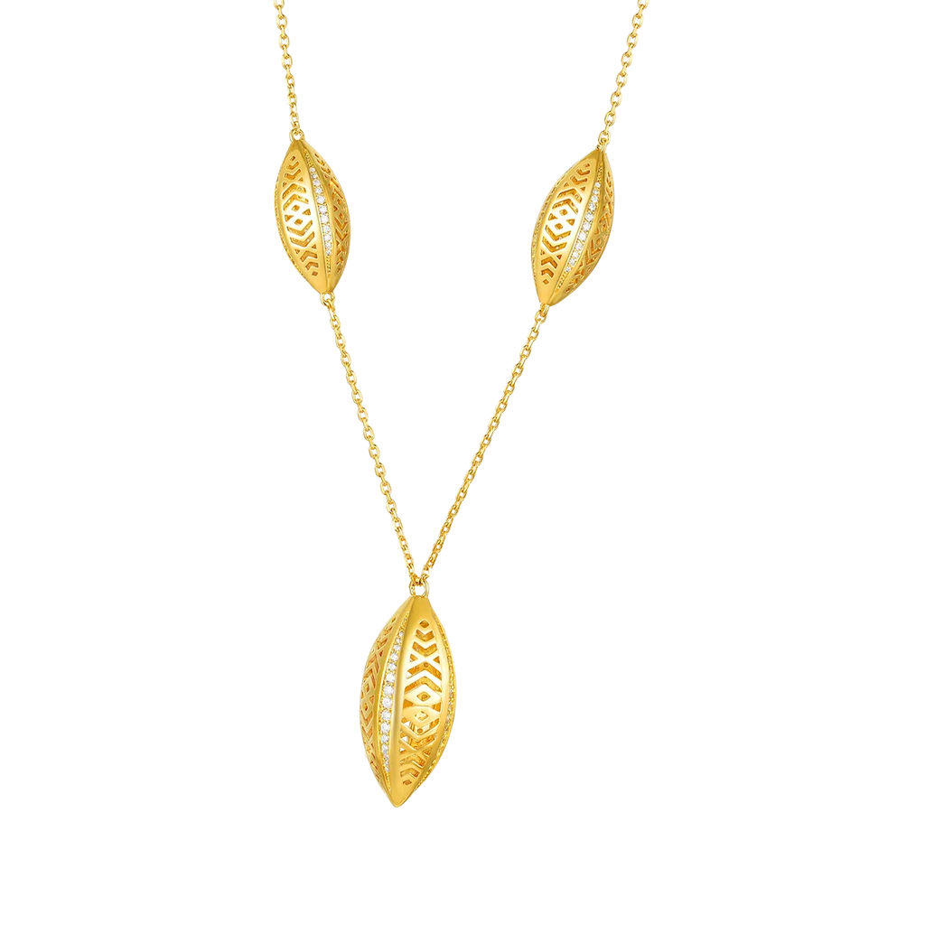 Leaf / Necklace Gold
