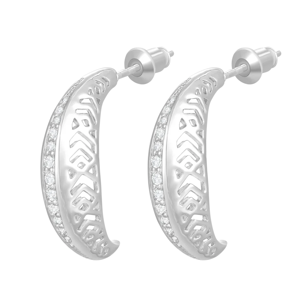 Leaf / Earrings Silver