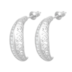 Leaf / Earrings Silver