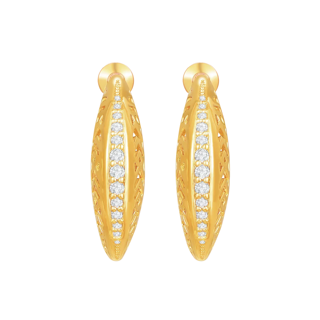 Leaf / Earrings Gold