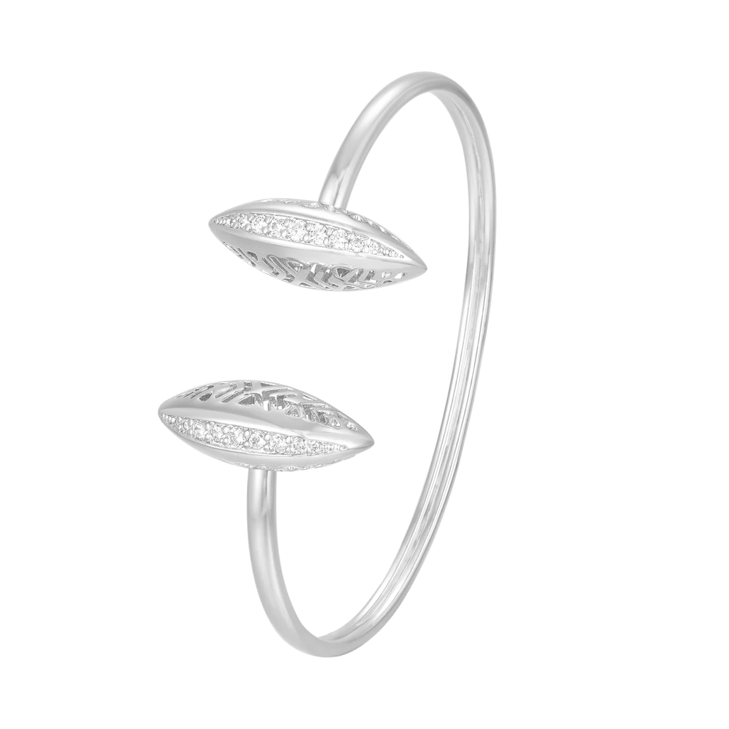Leaf / Bangle Silver