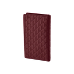 Camel Leather Burgundy / Silver