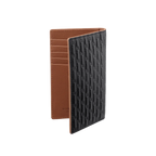 Camel Leather Black & Tan / Silver