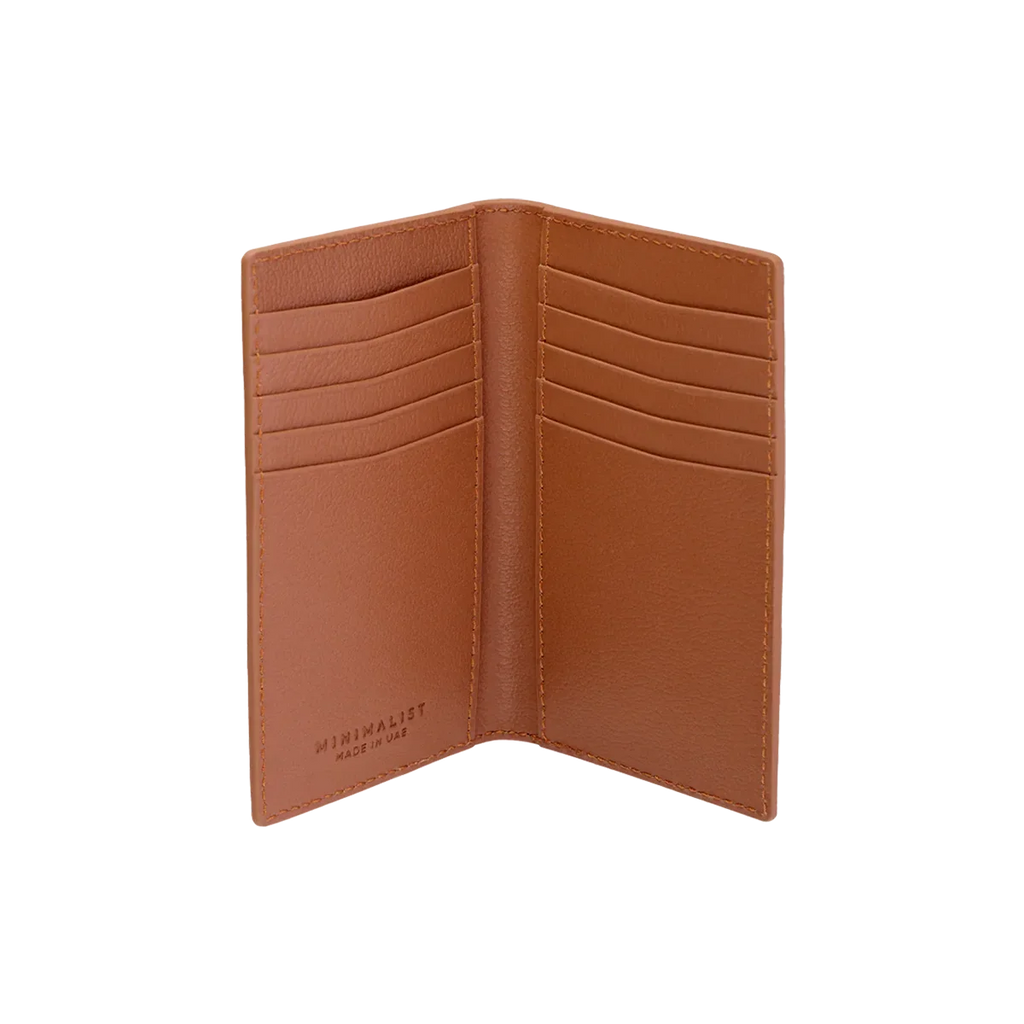 Camel Leather Black & Tan / Silver