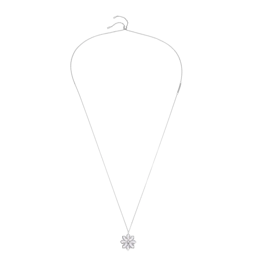 Lotus / Necklace Pearl Silver