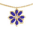 Lotus / Bracelet Blue Gold