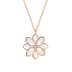 Lotus / Necklace Pearl Rose Gold