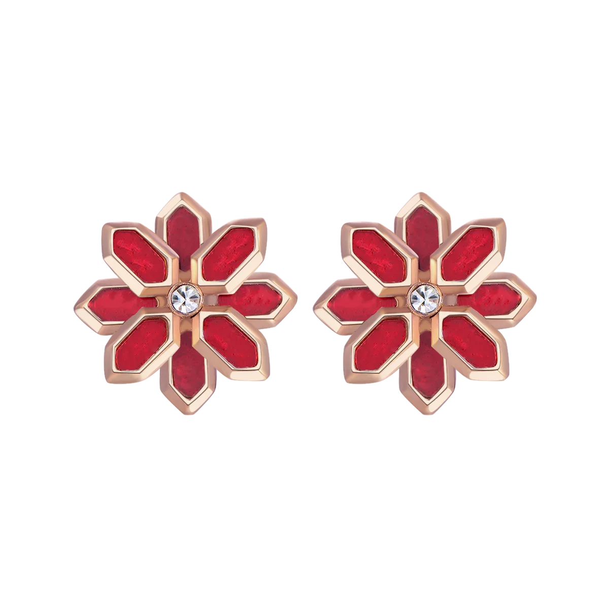 Lotus / Set Red Rose Gold