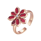 Lotus / Ring Red Rose Gold