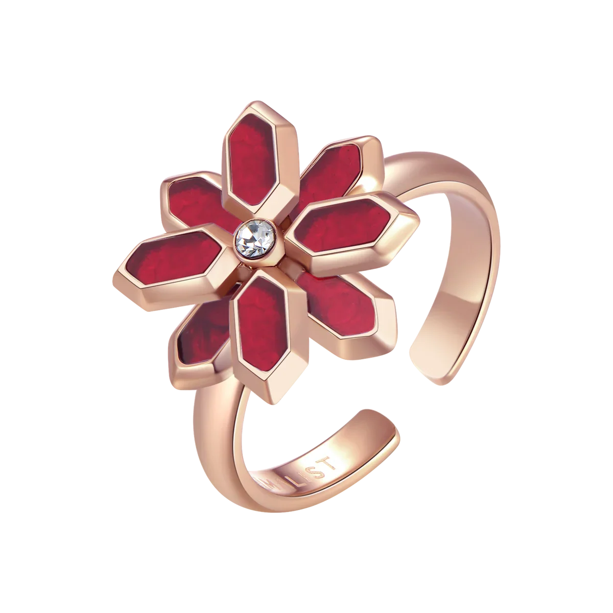 Lotus / Set Red Rose Gold