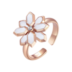 Lotus / Ring Pearl Rose Gold