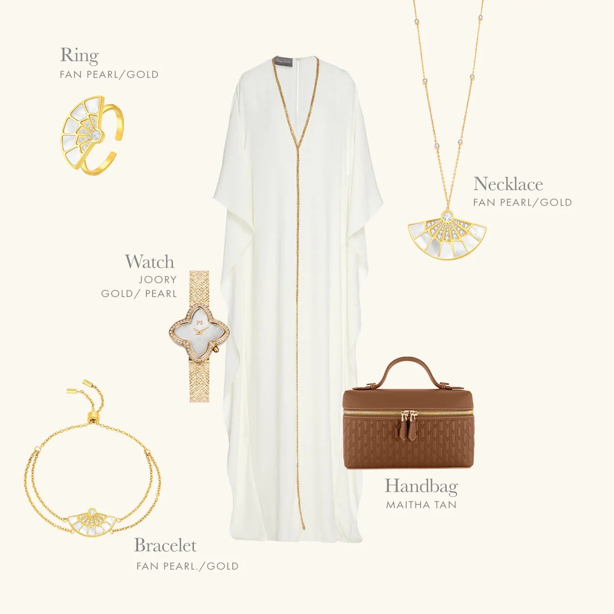 Maitha Handbag / Tan