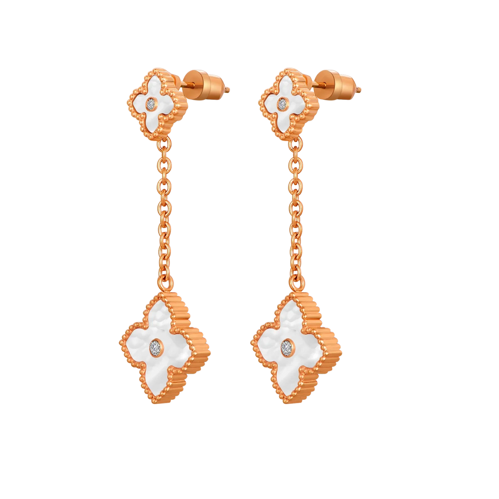 Mini Joory / Earrings Pearl Rose Gold