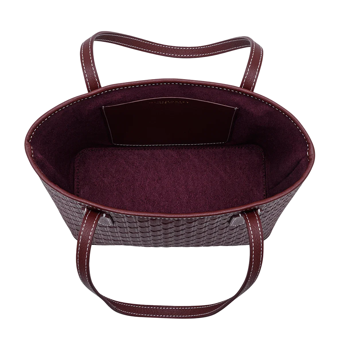 Mini Tote Bag / Burgundy
