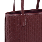 Mini Tote Bag / Burgundy