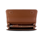 Camel Leather Black & Tan / Silver