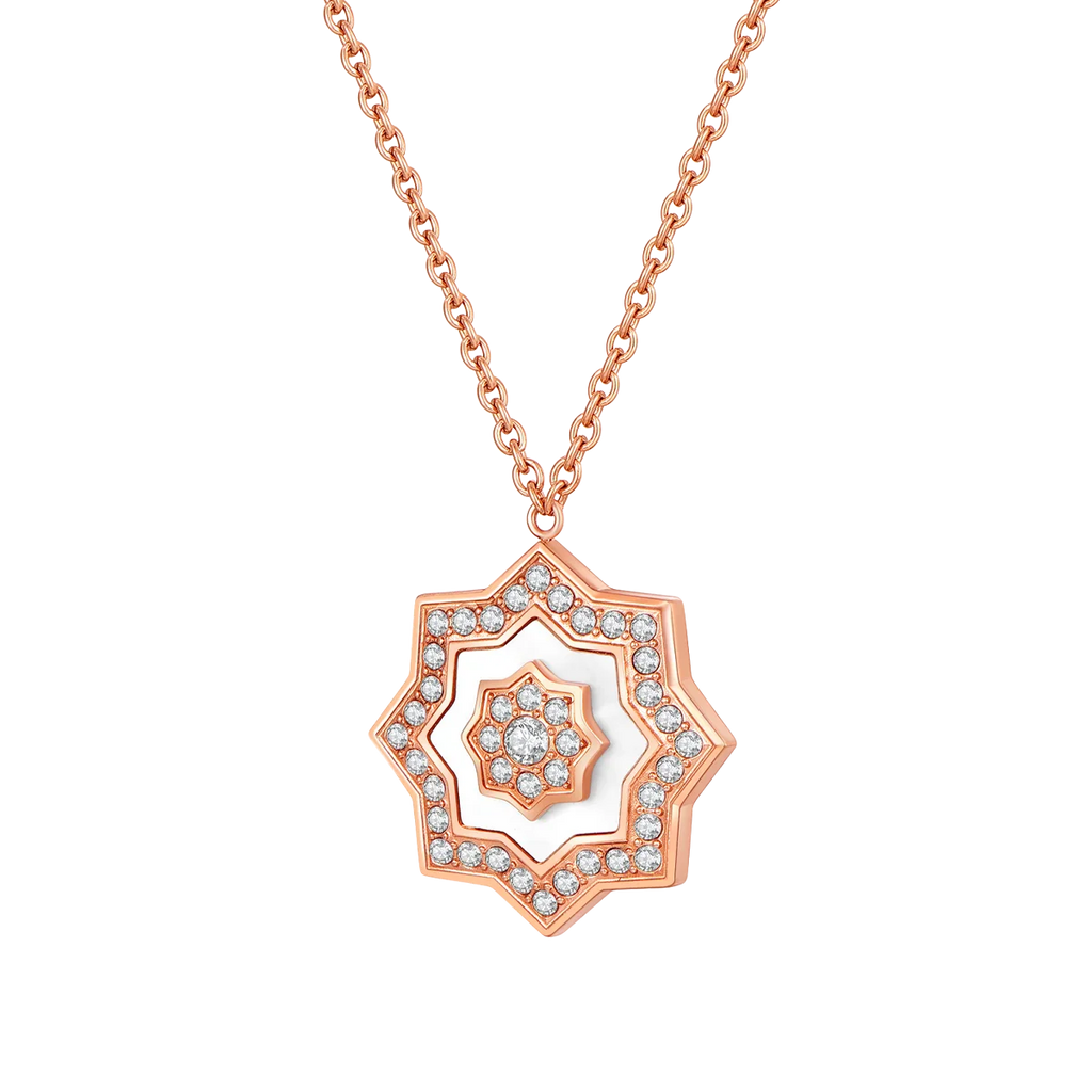 Najm / Necklace Pearl Rose Gold