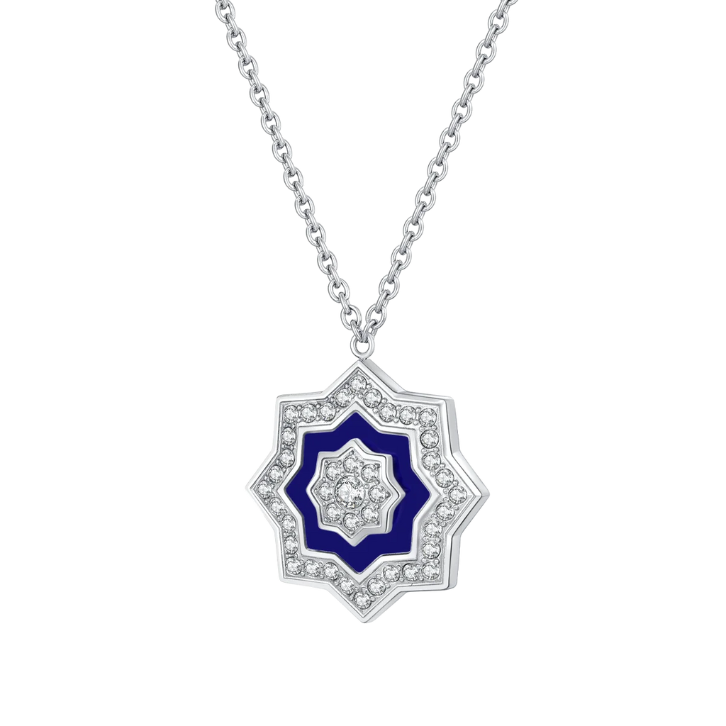Najm / Necklace Blue Silver