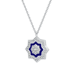 Najm / Necklace Blue Silver