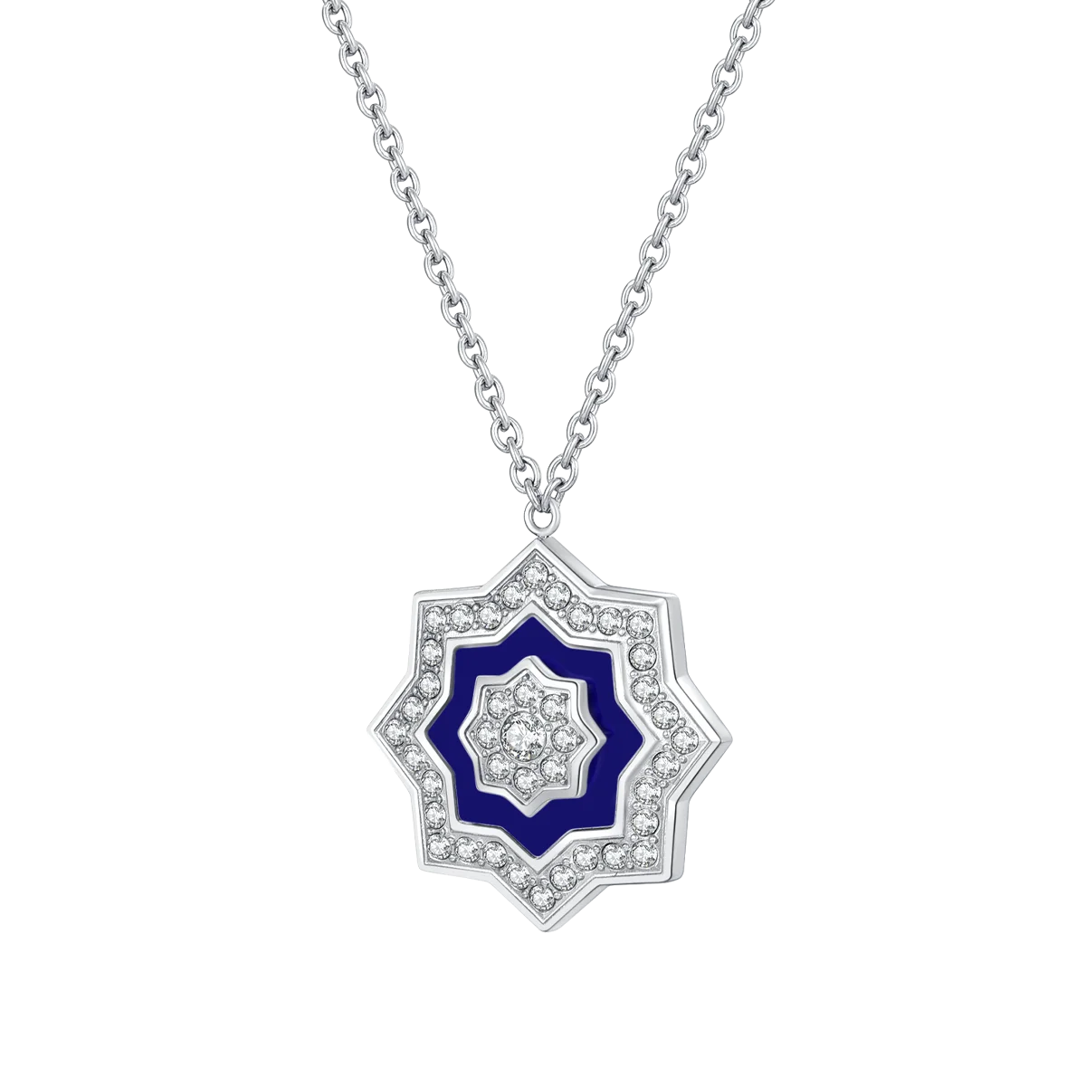 Najm / Necklace Blue Silver