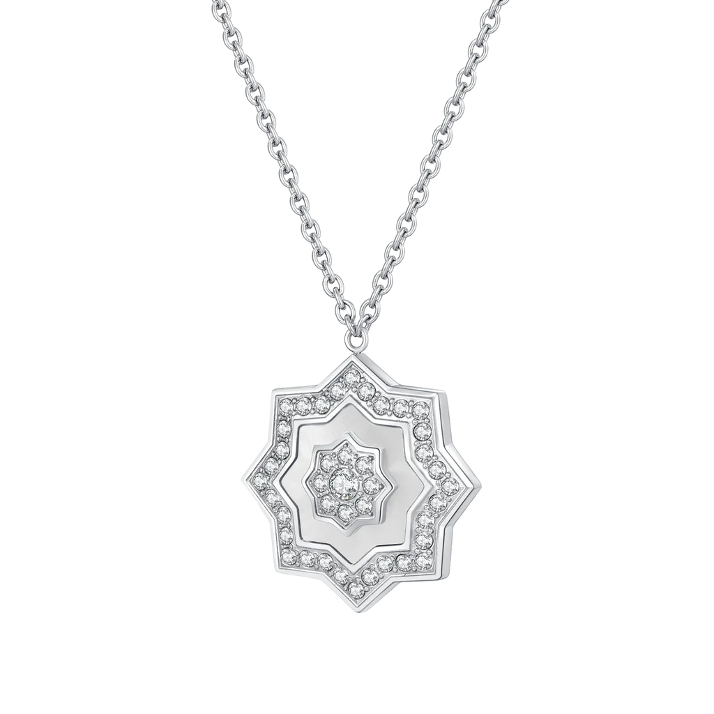 Najm / Necklace Pearl Silver