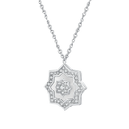 Najm / Necklace Pearl Silver