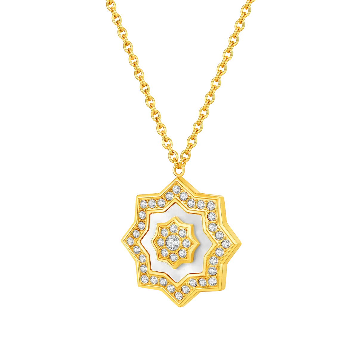 Najm / Necklace Pearl Gold