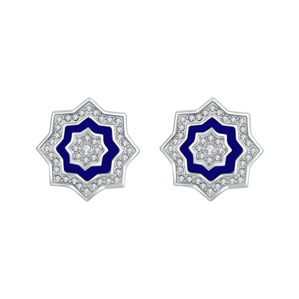 Najm / Earrings Blue Silver