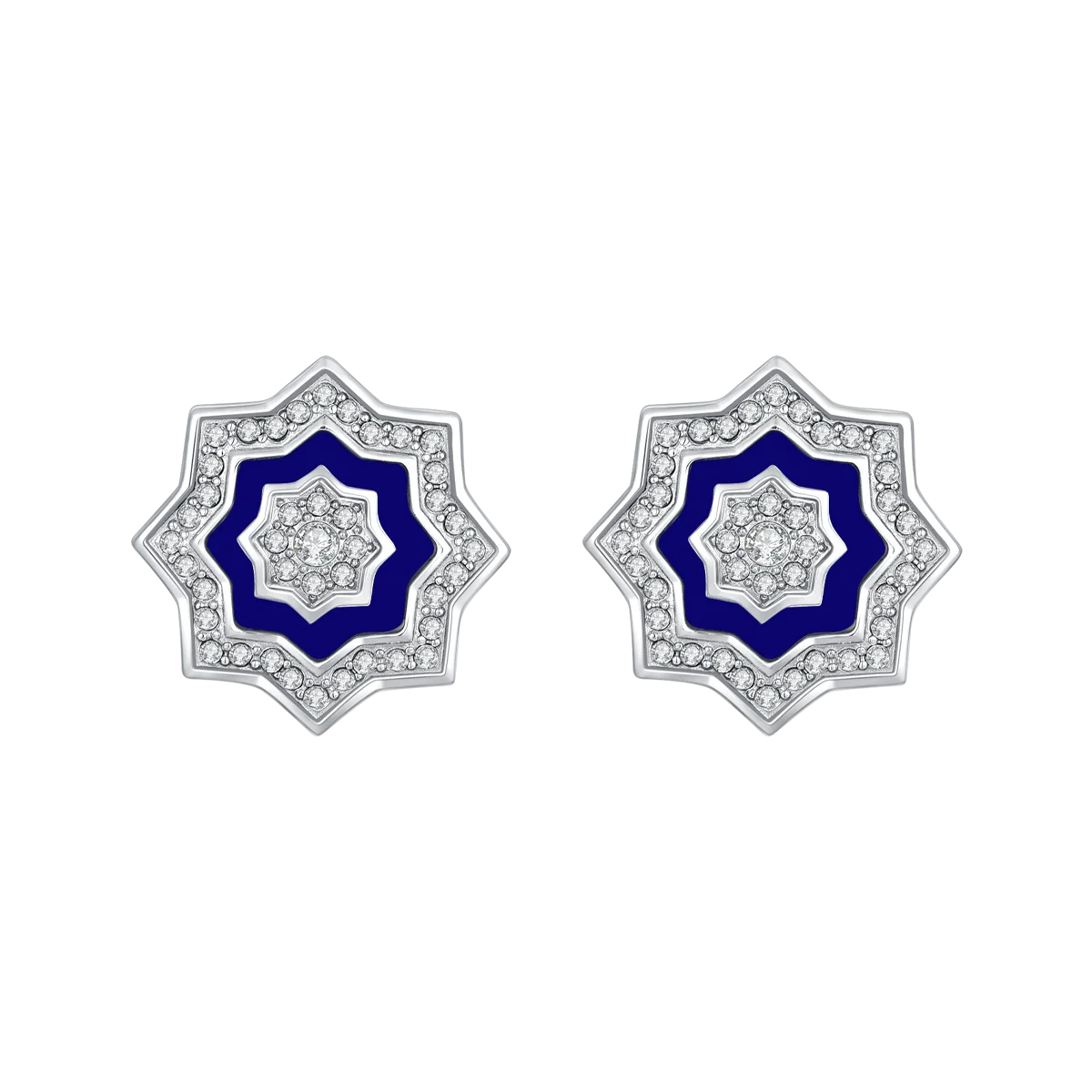 Najm / Earrings Blue Silver