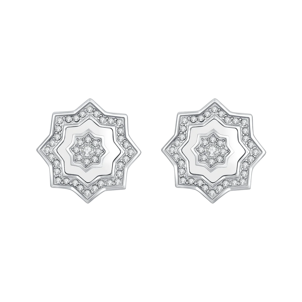 Najm / Earrings Pearl Silver