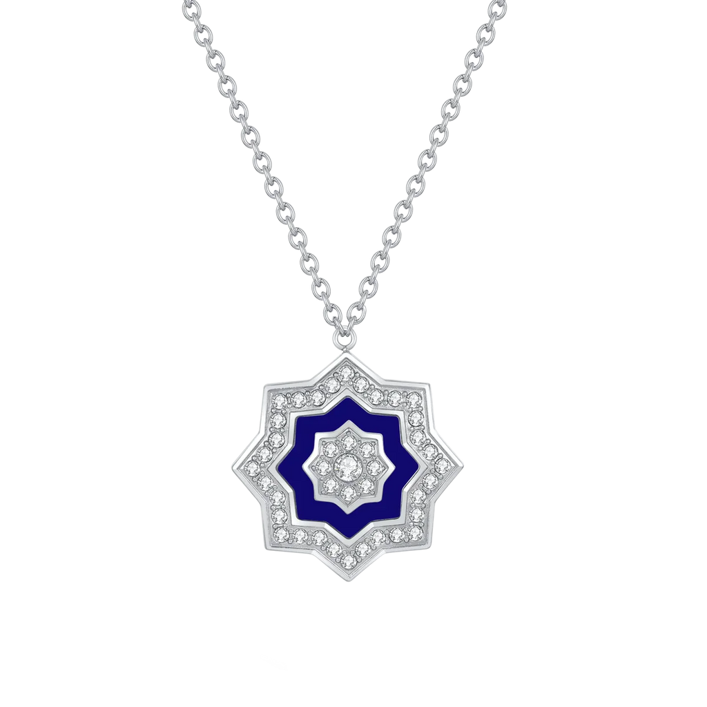 Najm / Necklace Blue Silver