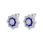 Najm / Earrings Blue Silver