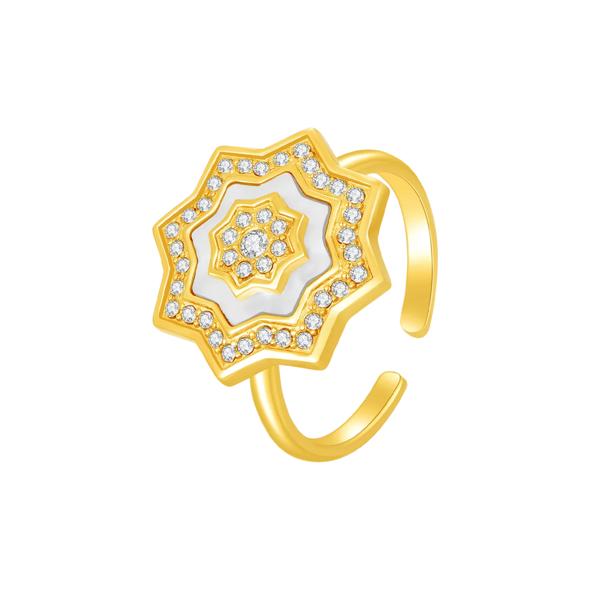 Najm / Ring Pearl Gold