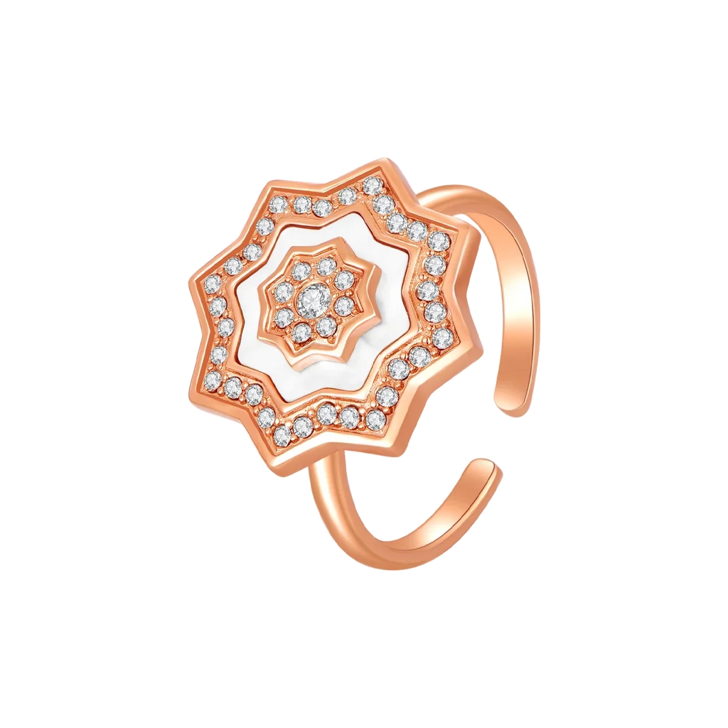 Najm / Ring Pearl Rose Gold