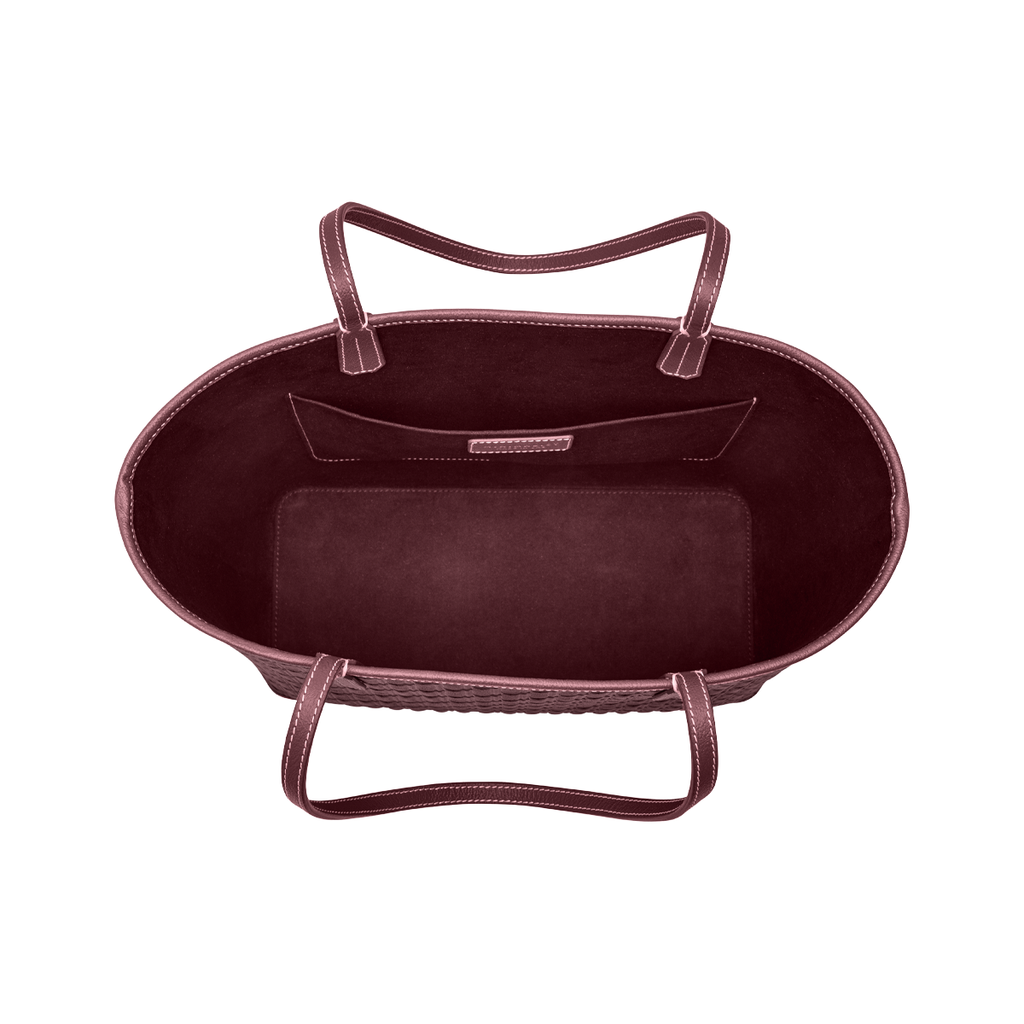 Burgundy Travel Tote / Mini tote / Long Wallet / Mini Wallet - Gift Set