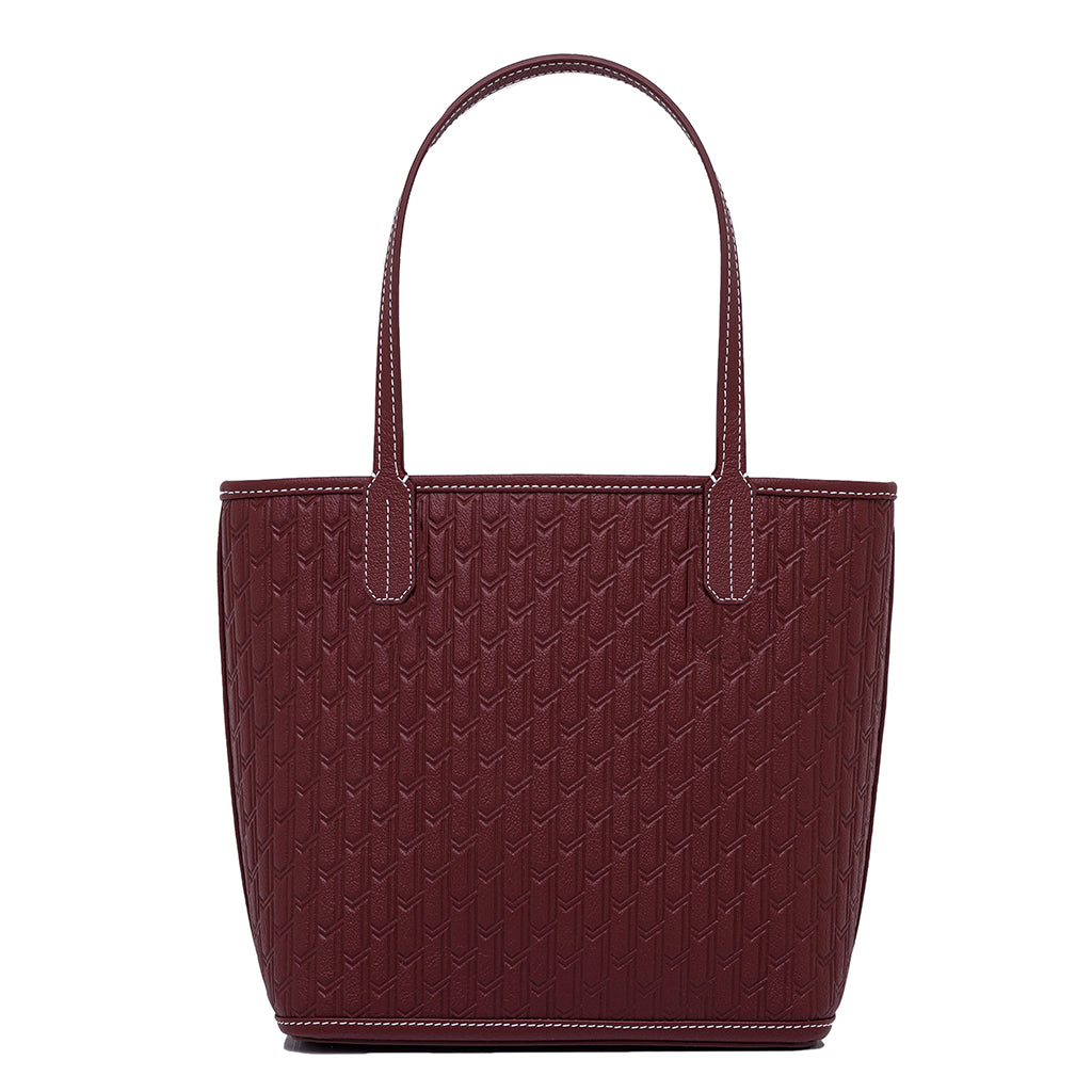 Burgundy Travel Tote / Mini tote / Long Wallet / Mini Wallet - Gift Set