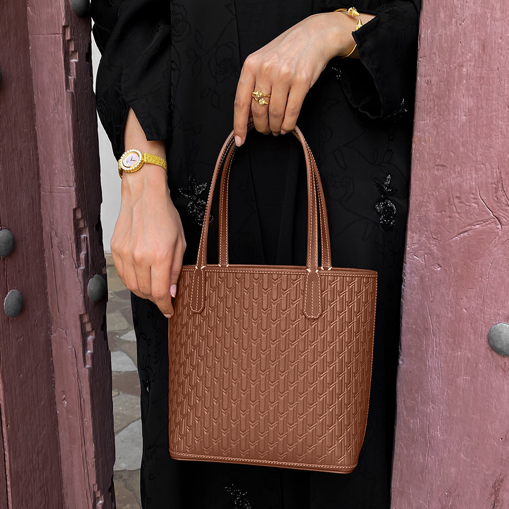 Mini Tote Bag / Tan