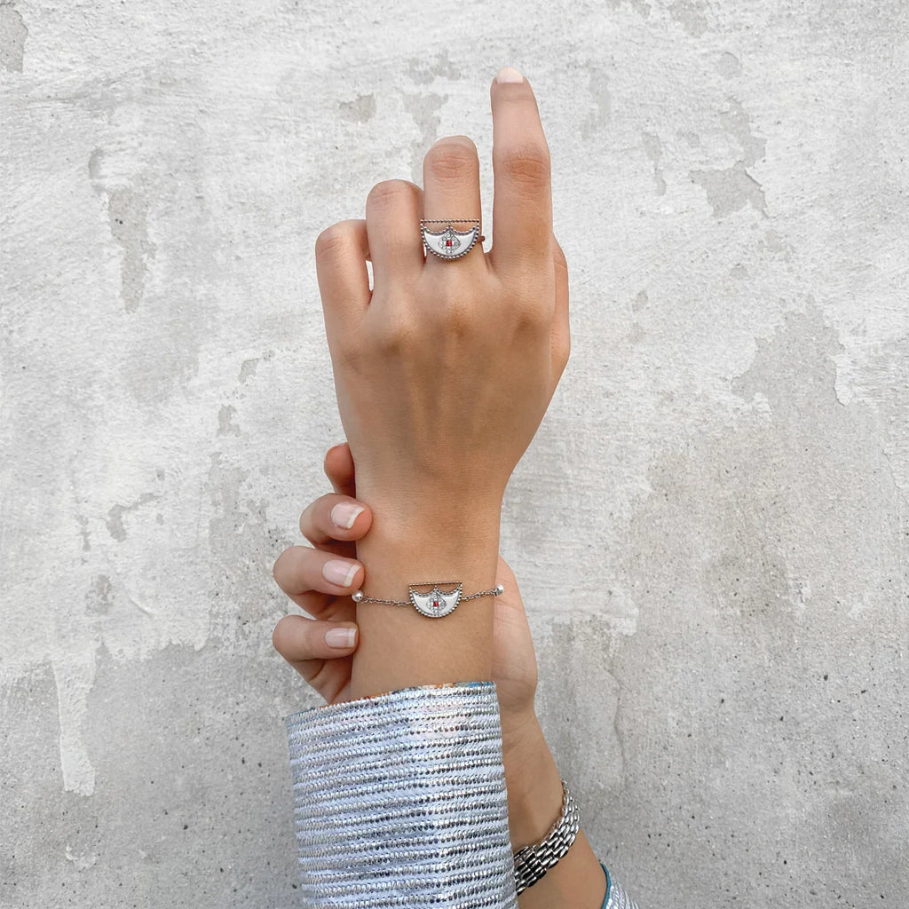 Shnaf / Bracelet Pearl Silver