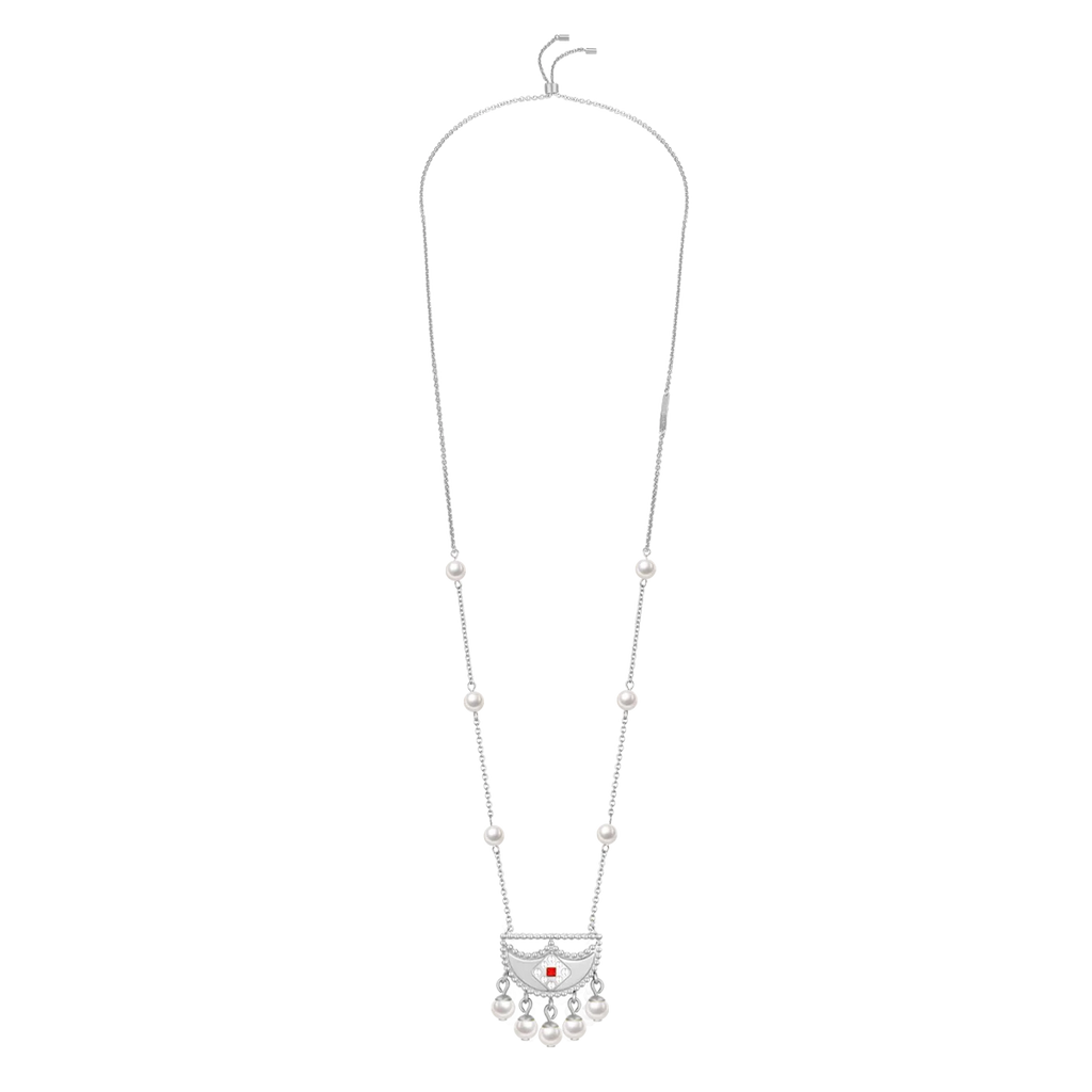 Shnaf / Necklace Pearl Silver