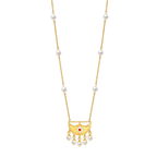 Shnaf / Necklace Pearl Gold