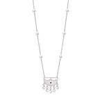 Shnaf / Necklace Pearl Silver