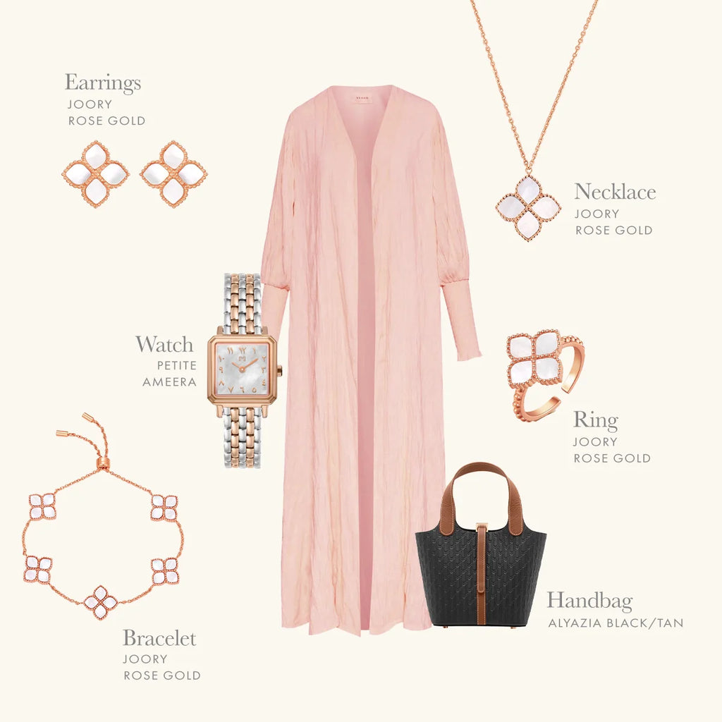 Joory / Set Pearl Rose Gold