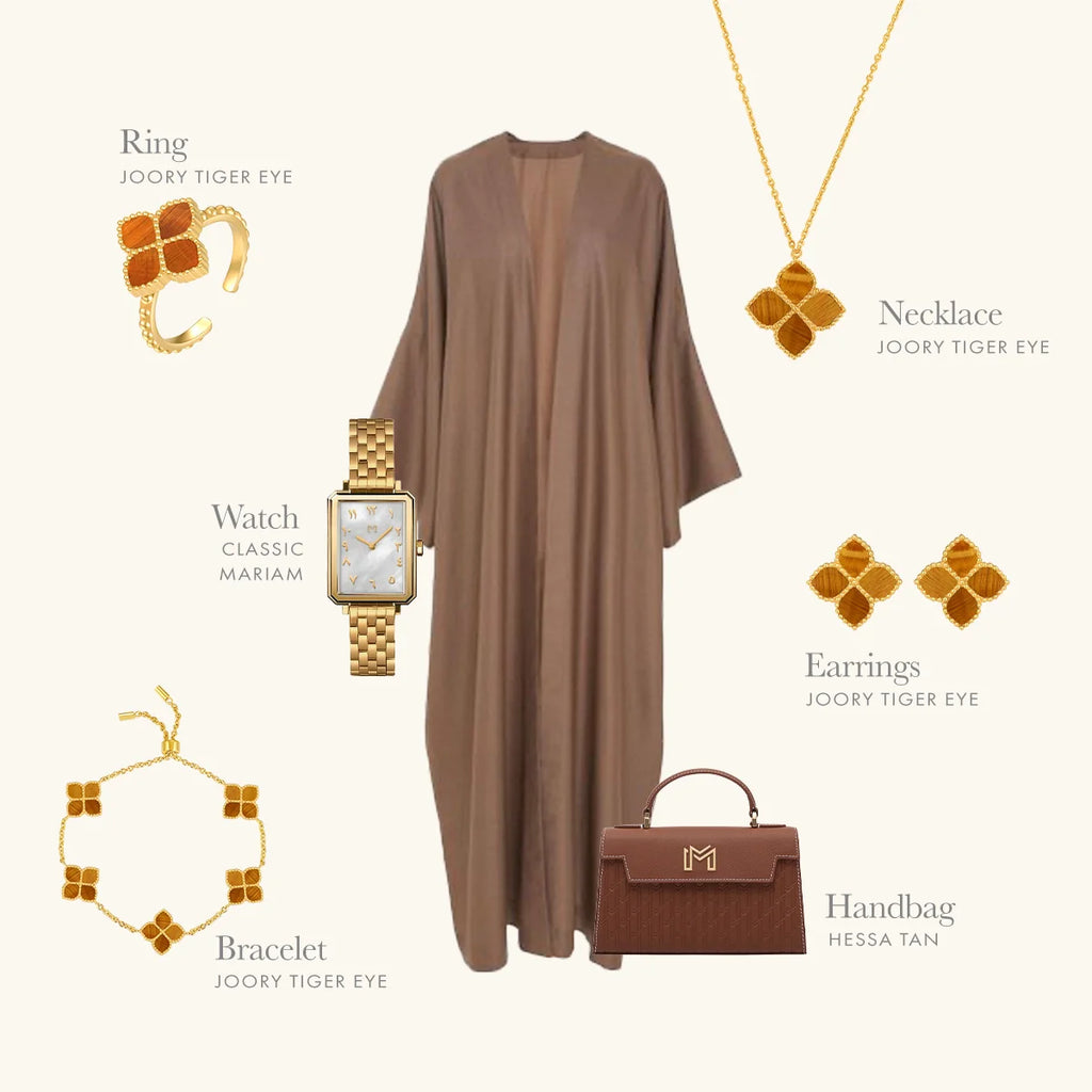 Joory / Set Tiger Eye Gold