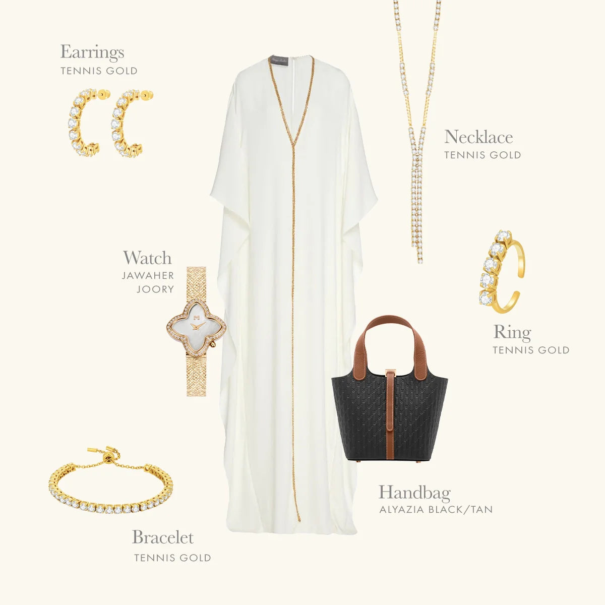 Tennis / Earrings Gold