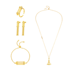 Tassel / Set Pearl Gold